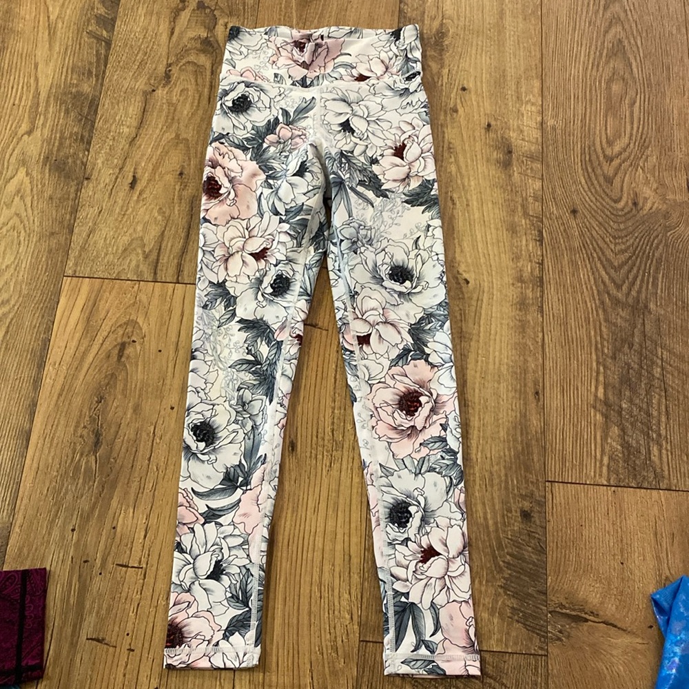 EUC Dharma Bums floral Leggings, XS